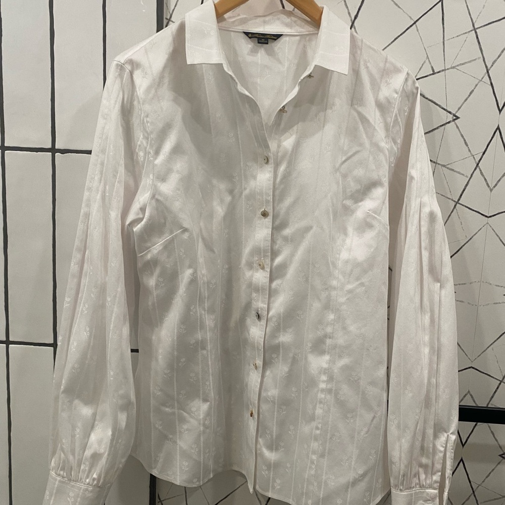 Brooks Brothers Classic White Blouse